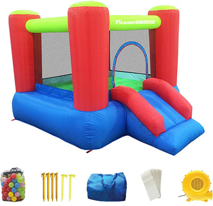 KC106 8X7 Foot Junior Inflatable Bouncer, Kid Park, Jumping Bouncing