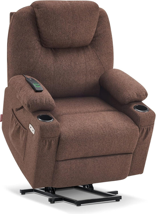 Small Power Lift Recliner Chair Sofa with Massage and Heat for Petite