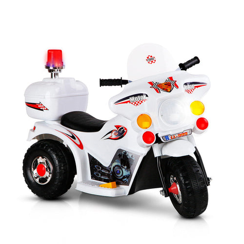 Rigo Kids Electric Ride On Police Motorcycle Motorbike 6V Battery