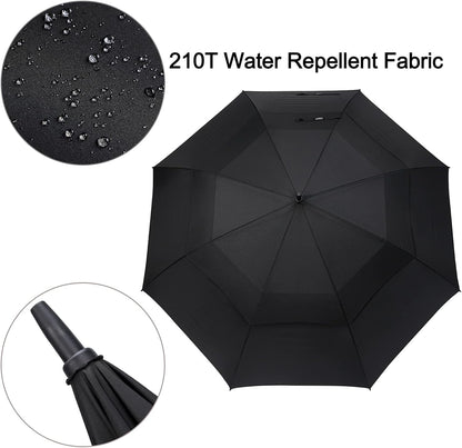 72 Inch Huge Large Oversize Golf Umbrella Automatic Open Double Canopy