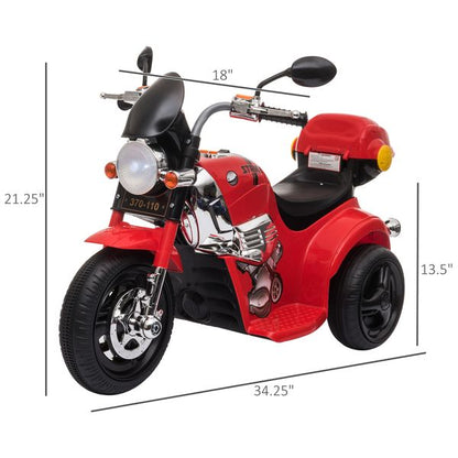 6V Kid Electric Motorcycle Ride On Toy Battery Powered Motorbike