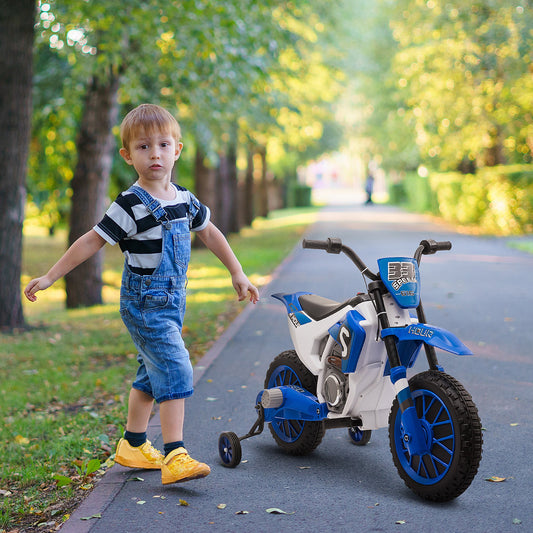 Aosom Kids Dirt Bike Battery-Powered Ride-On Electric Motorcycle with