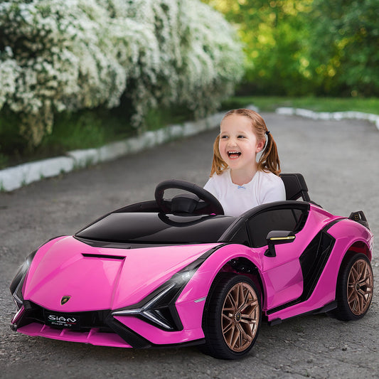 Aosom Compatible 12V Battery-powered Kids Electric Ride On Car Toy