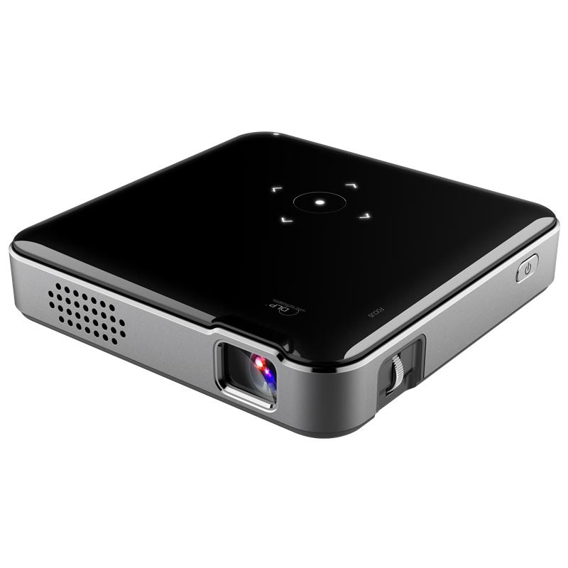 1pcs ES80 Mini Intelligent Projector Home 1080P HD Mini DLP Mobile